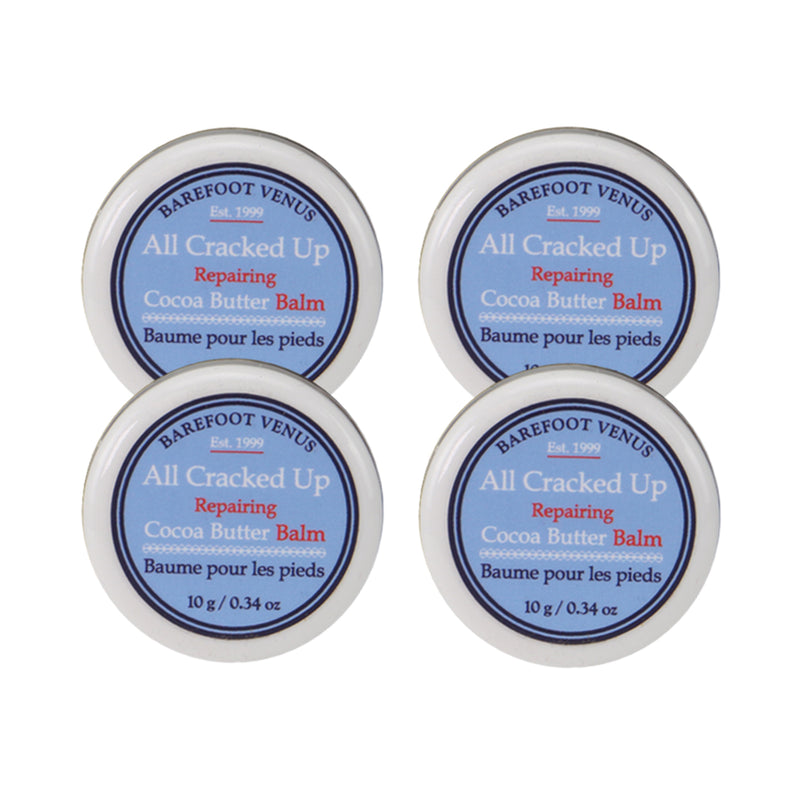 Barefoot Venus Mini All Cracked Up Cocoa Butter Foot Balm 10 g - Pack of 4