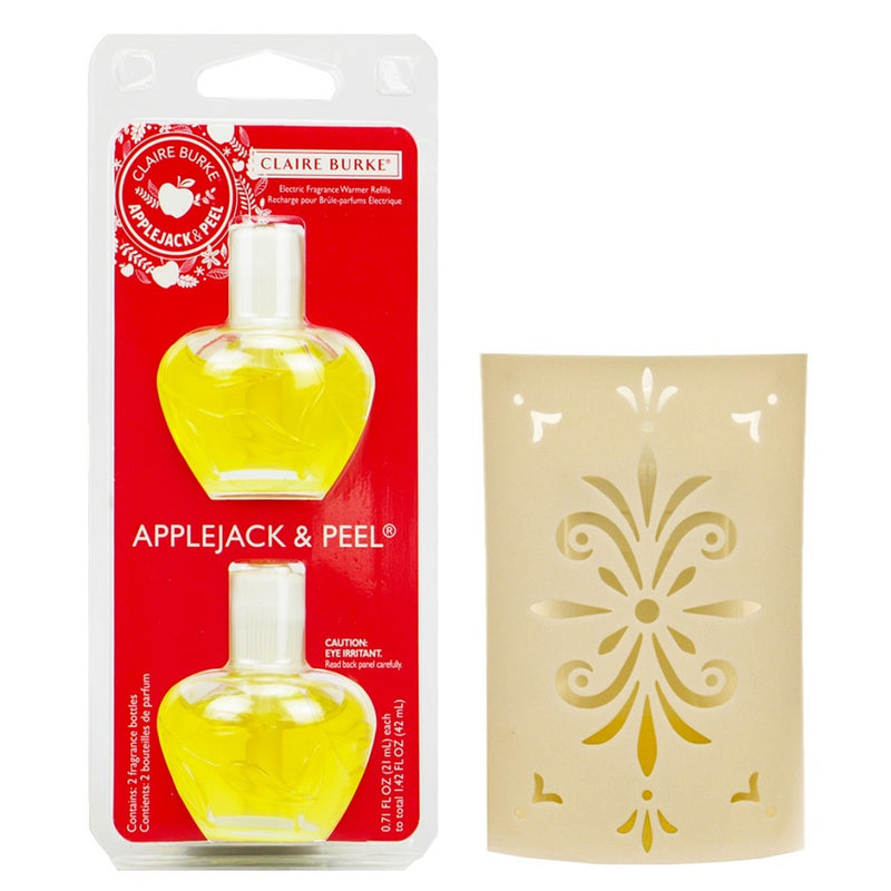 Applejack & Peel Electric Fragrance Warmer Unit & Refill Bundle