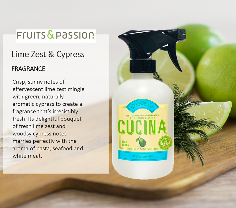 Cucina Lime Zest and Cypress Fragrance