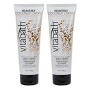 Vitabath Heavenly Coconut Crème Body Cream 8 Ounces - 2 Pack