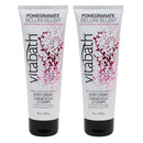 Vitabath Pomegranate Bellini Blush Body Cream 8 Ounces - 2 Pack