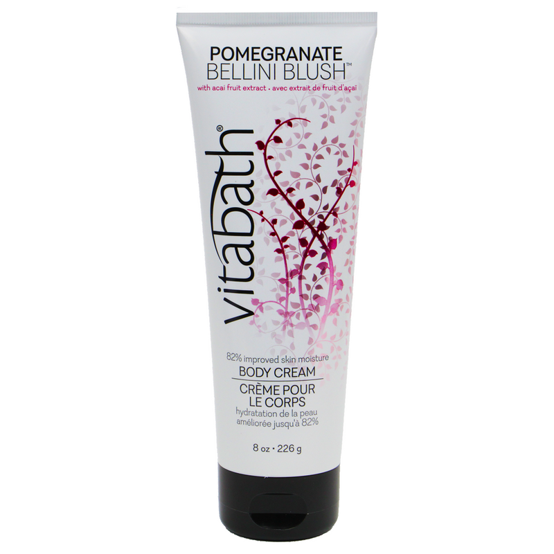 Vitabath Pomegranate Bellini Blush Body Cream 8 Ounces - 2 Pack-Front  Description