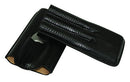 Decorebay Personalized Leather Smoking Case with cutter - 2 Black Cases