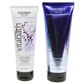 Vitabath Coconut Noir Body Cream & Body Wash Duo Set