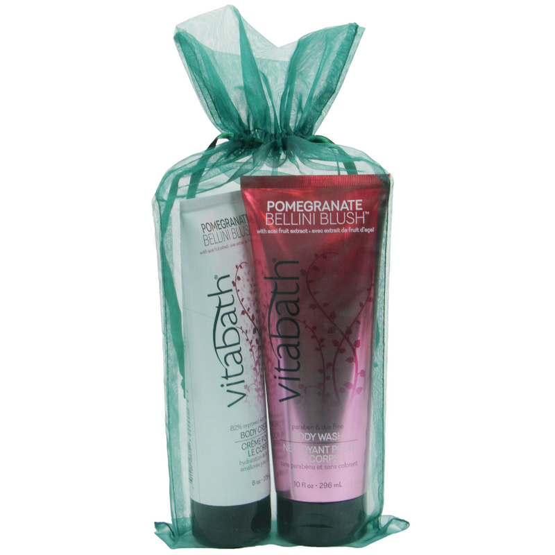 Vitabath Pomegranate Bellini Blush Body Cream & Body Wash Duo Set-Packed