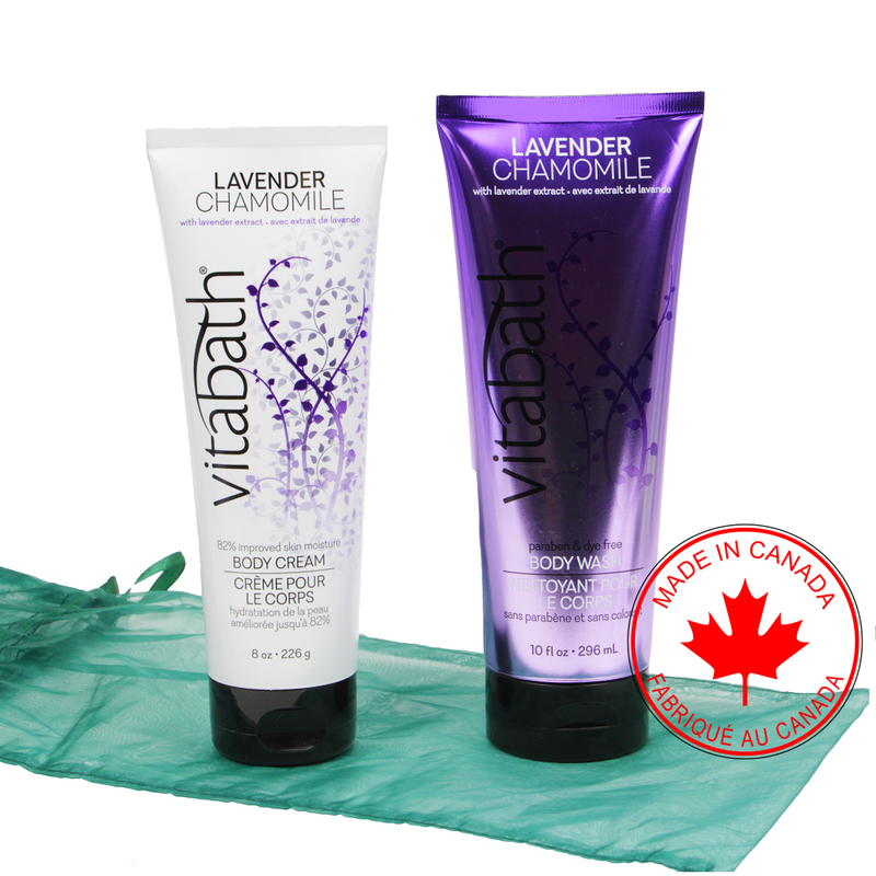 Vitabath Lavender Chamomile Body Cream & Body Wash Duo Set-Front Description