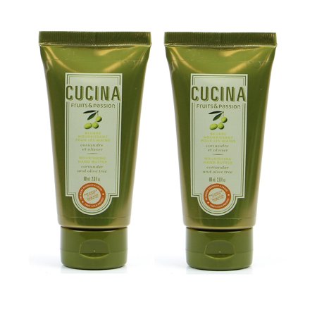 Fruits & Passion Cucina Lime Zest and Cypress Nourishing Hand Butter 2 Ounces - 2 Pack
