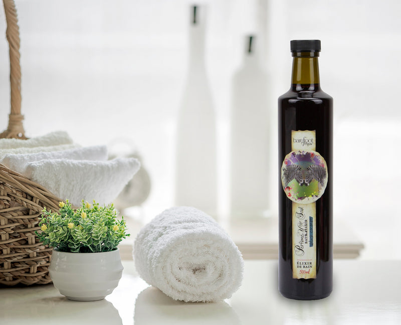 Barefoot Venus Black Coconut Bath Elixir 500 Milliliters-create a rich, luxurious skin-loving bath.