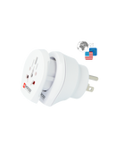 World to USA Combo Travel Adapter