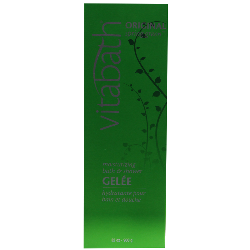 Vitabath Original Spring Green Moisturizing Bath and Shower Gelee 32 Ounces 2 Pack