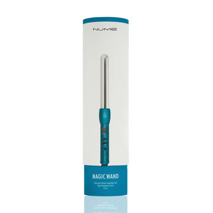 NuMe Magic Curling Wand 25mm Turquoise