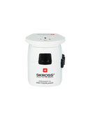 PRO Light World Travel Adapter (White) Front View