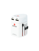 EVO USB World Travel Adapter (White)