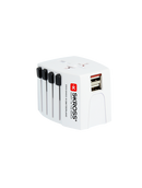MUV USB World Travel Adapter (White)